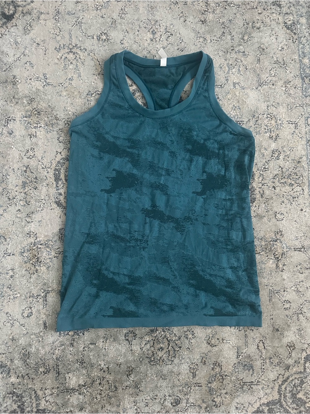 Athleta Deep Teal Racerback Performance Tank